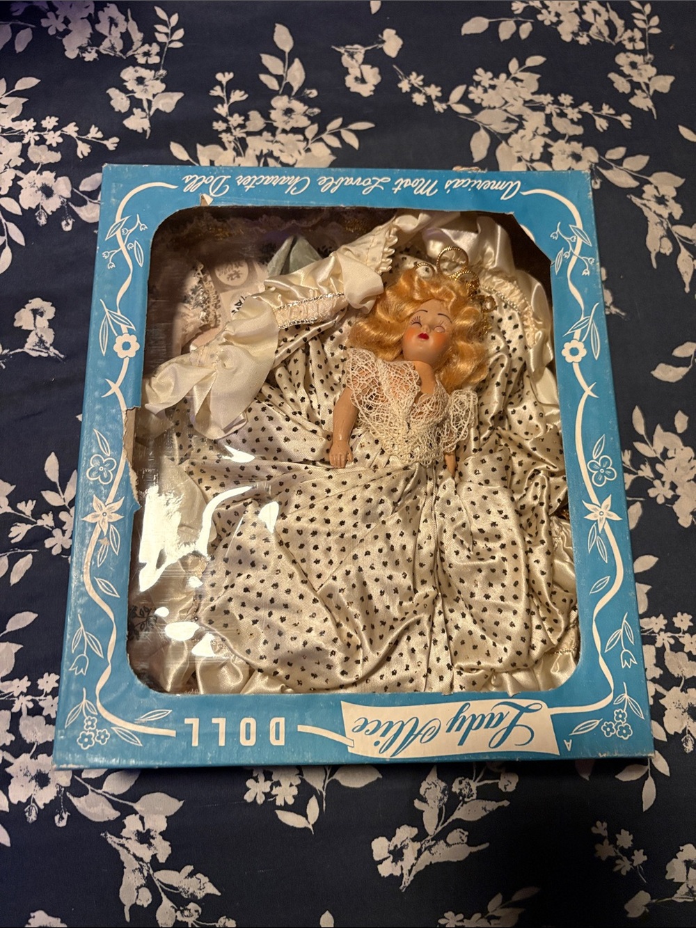 Lady Alice Polka Dot Satin Boxed Doll - Blonde